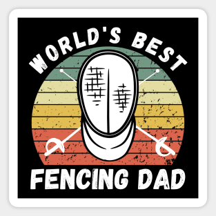 Fencing Dad Magnet